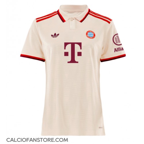 Maglia Calcio Bayern Munich Terza Divisa Donna 2024-25 Manica Corta